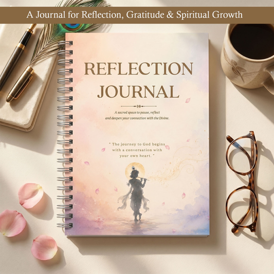 Bhagavad Gita Reflection Journal | Self-Reflection & Personal Growth Journal | Premium Edition