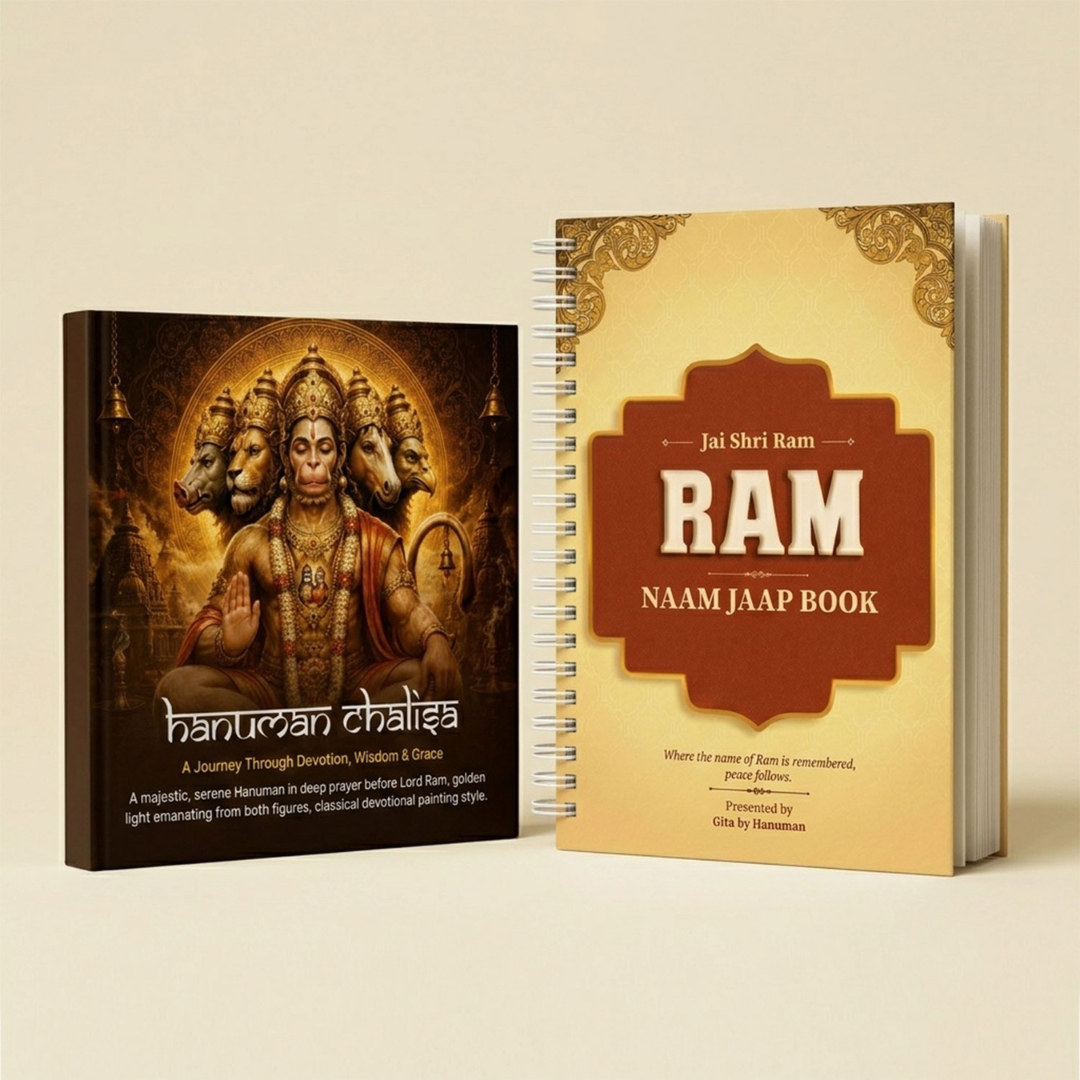 Daily Bhakti Combo | Hanuman Chalisa & Shri Ram Naam Jaap Book