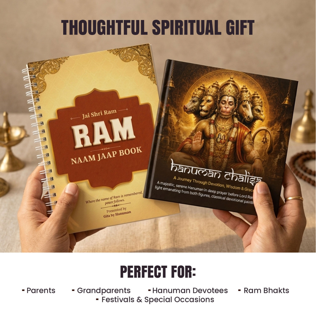 Daily Bhakti Combo | Hanuman Chalisa & Shri Ram Naam Jaap Book