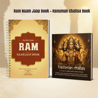 Daily Bhakti Combo | Hanuman Chalisa & Shri Ram Naam Jaap Book