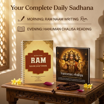 Daily Bhakti Combo | Hanuman Chalisa & Shri Ram Naam Jaap Book