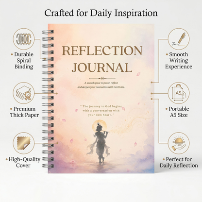 Bhagavad Gita Reflection Journal | Self-Reflection & Personal Growth Journal | Premium Edition