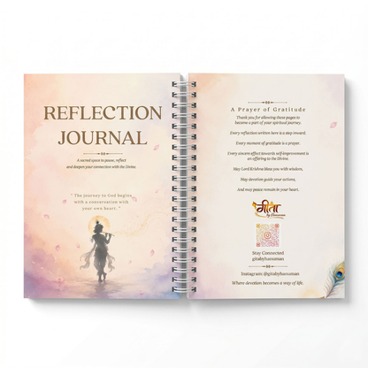 Bhagavad Gita Reflection Journal | Self-Reflection & Personal Growth Journal | Premium Edition